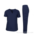 Unisex Fashion Design Nurse Protect Scrub Uniform Sæt